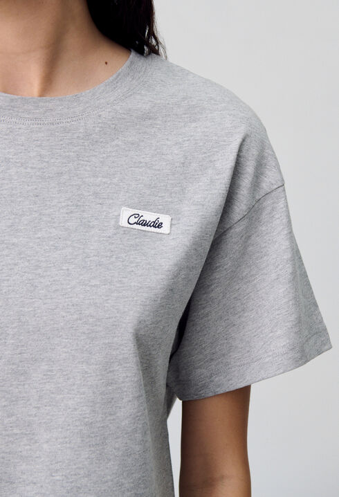 Weites Baumwoll-T-Shirt