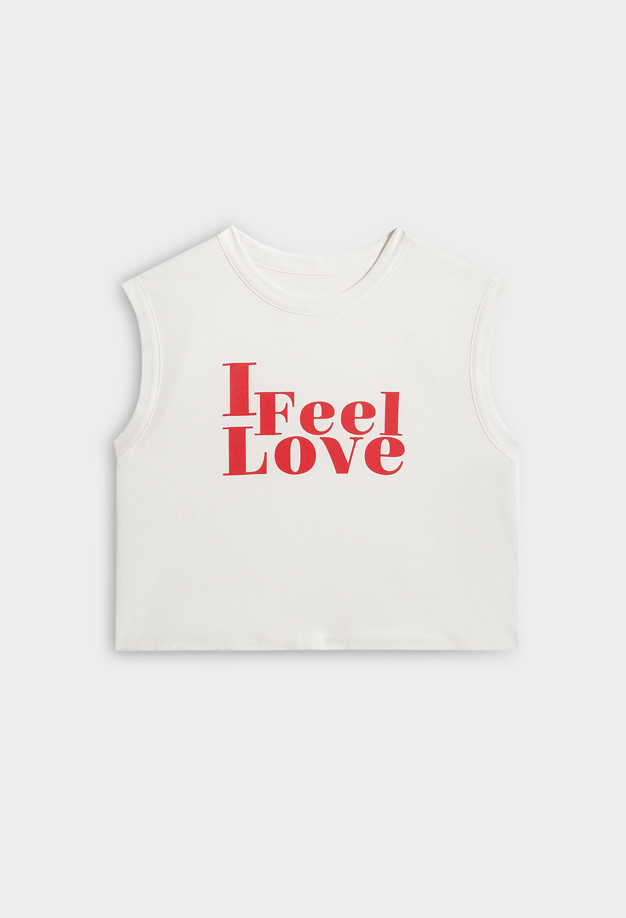 Besticktes Crop-Shirt aus Bio-Baumwolle