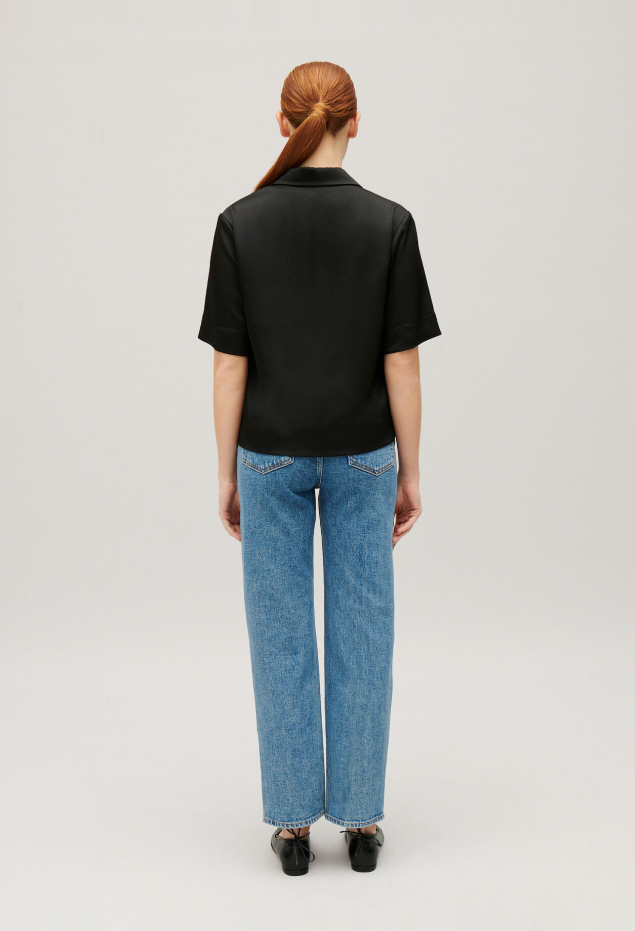 Floaty short-sleeved shirt