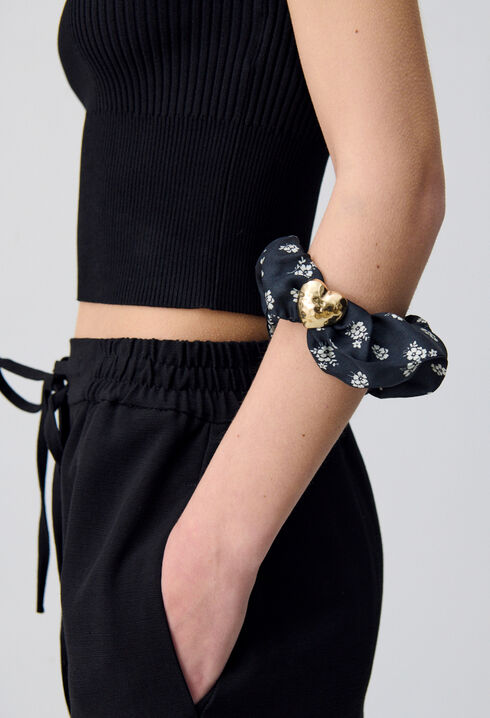 Haargummi Blumen Schmuck Herz