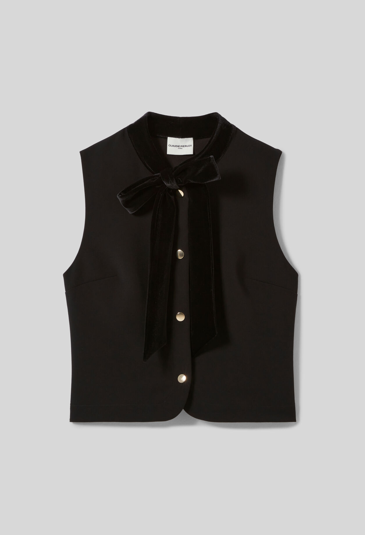 Blouse with Tie Neck