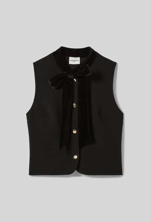 Blouse with Tie Neck