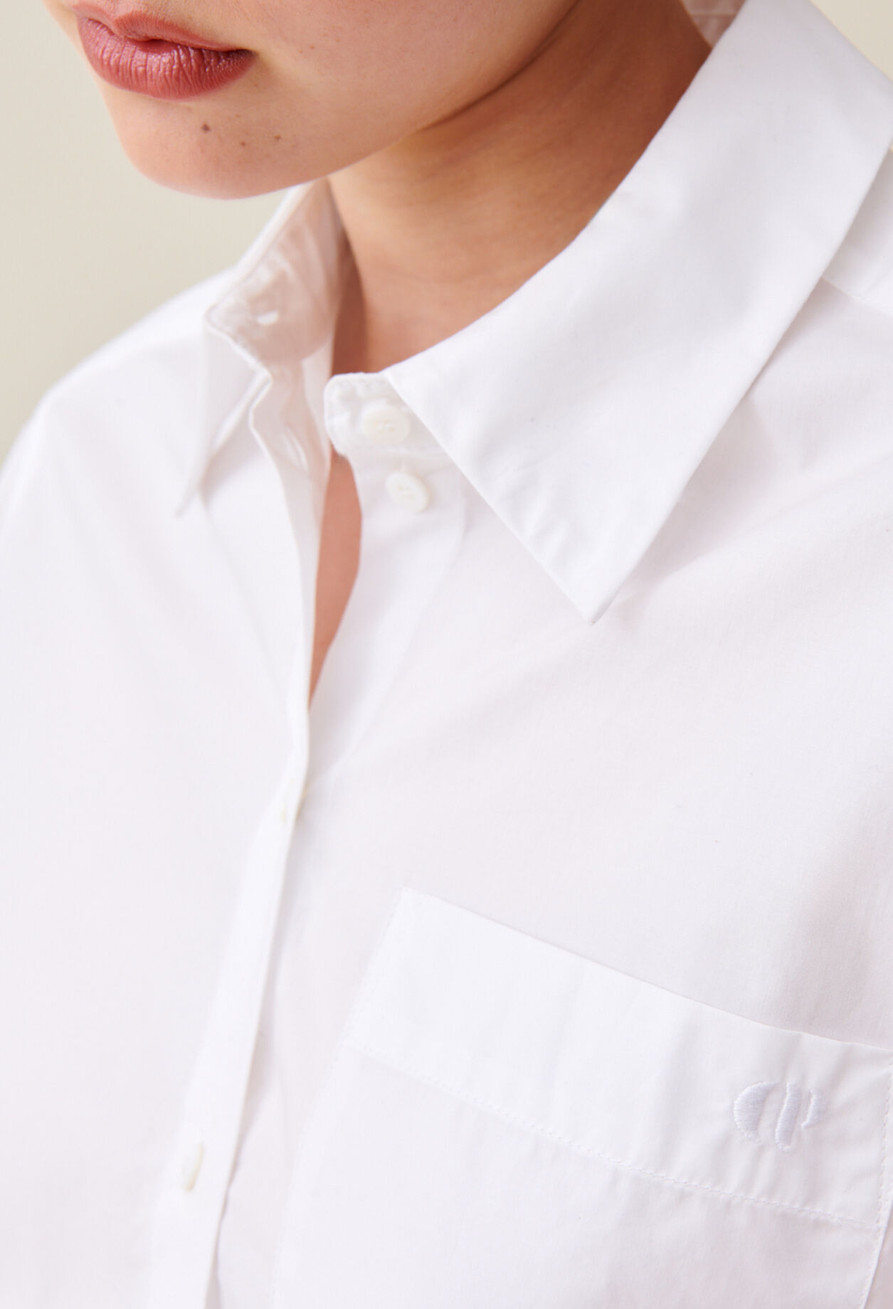 White cotton shirt 