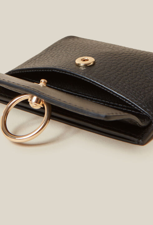 Grained Leather Anouck Card Holder