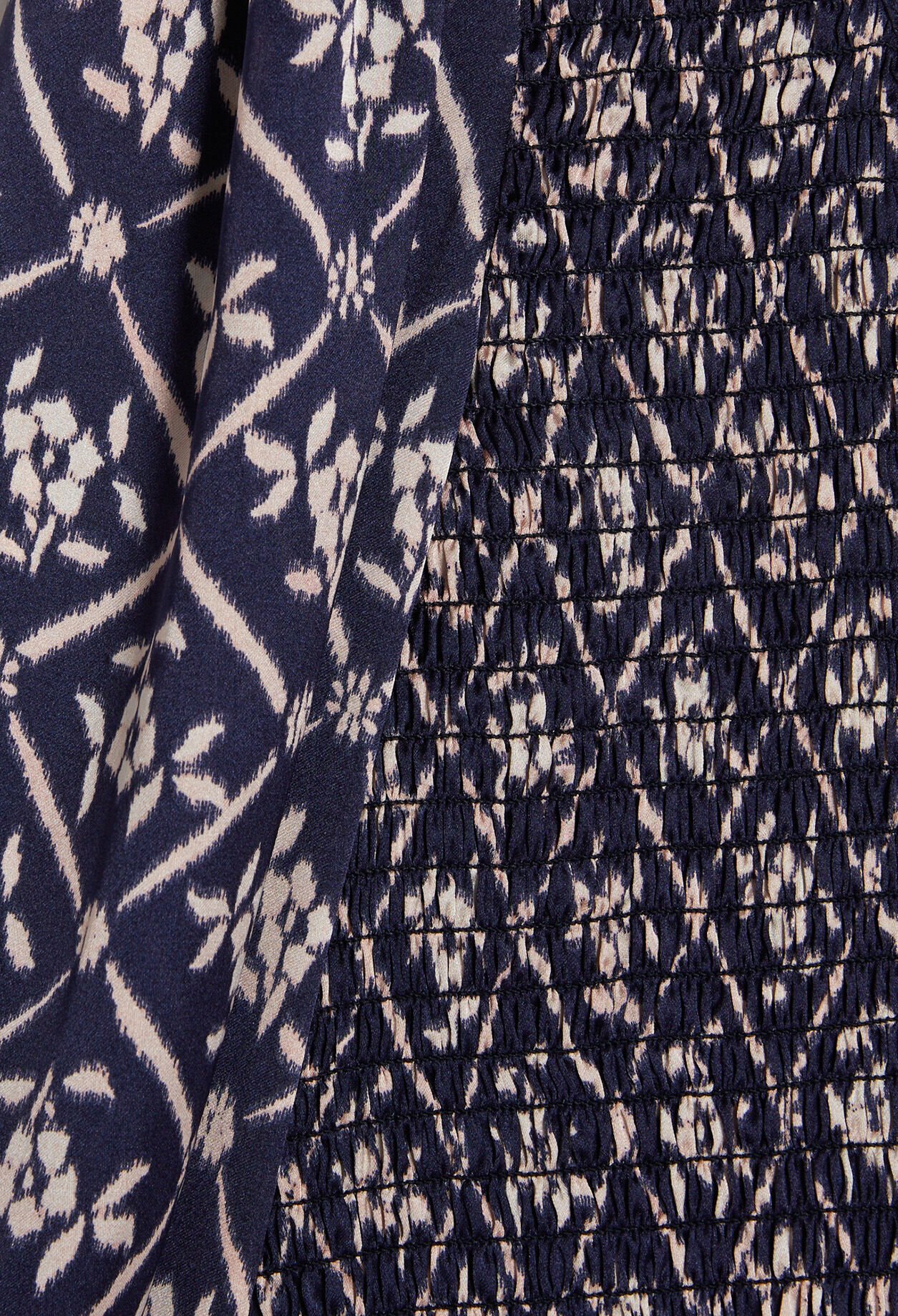 Bluse mit Printmotiv, Carré-Ausschnitt