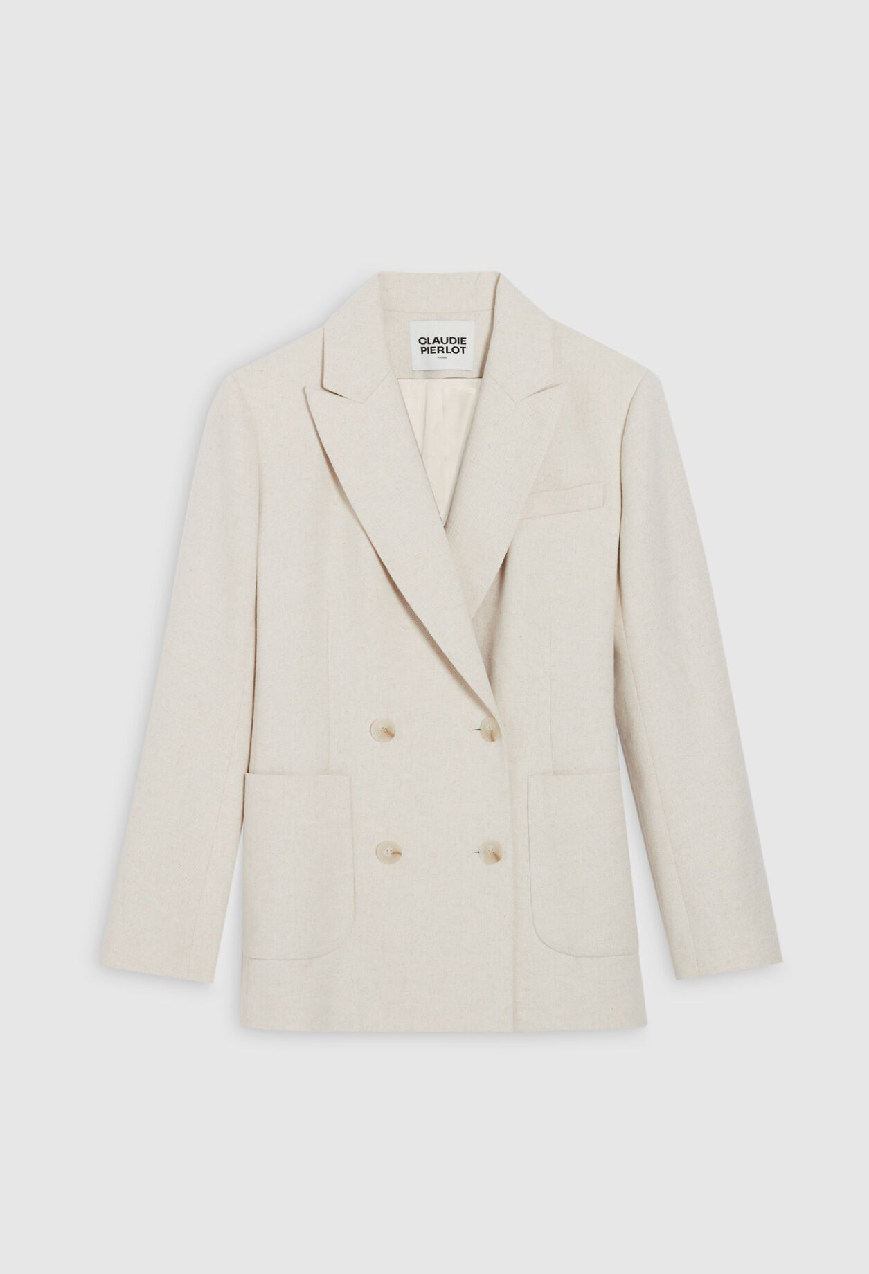 Veste tailleur beige