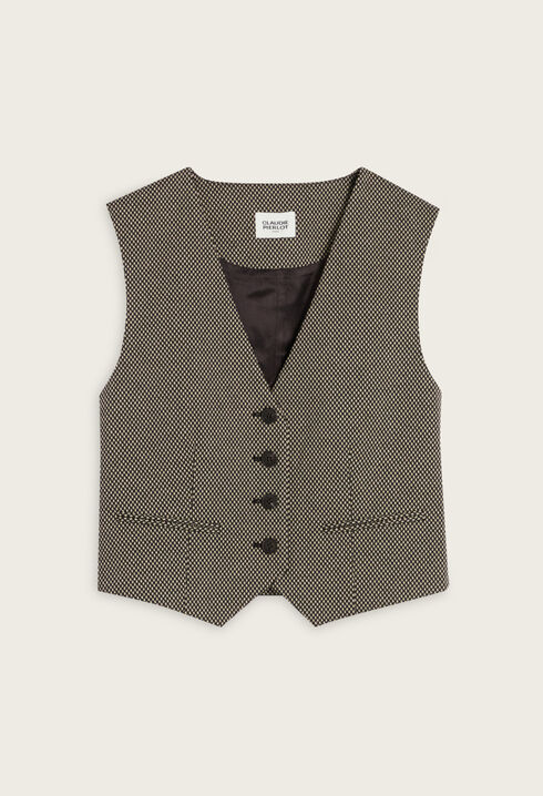 Chocolate jacket gilet