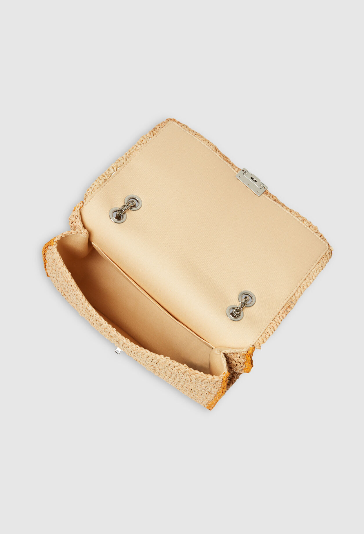 Mimosa raffia bag