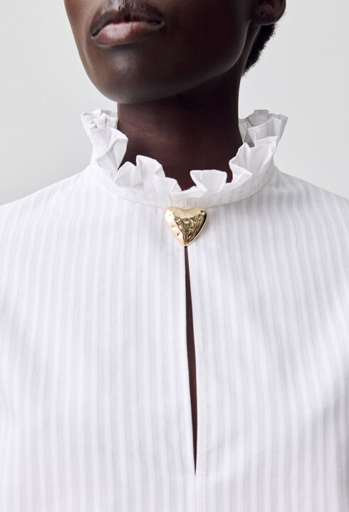 Striped Fluid Blouse
