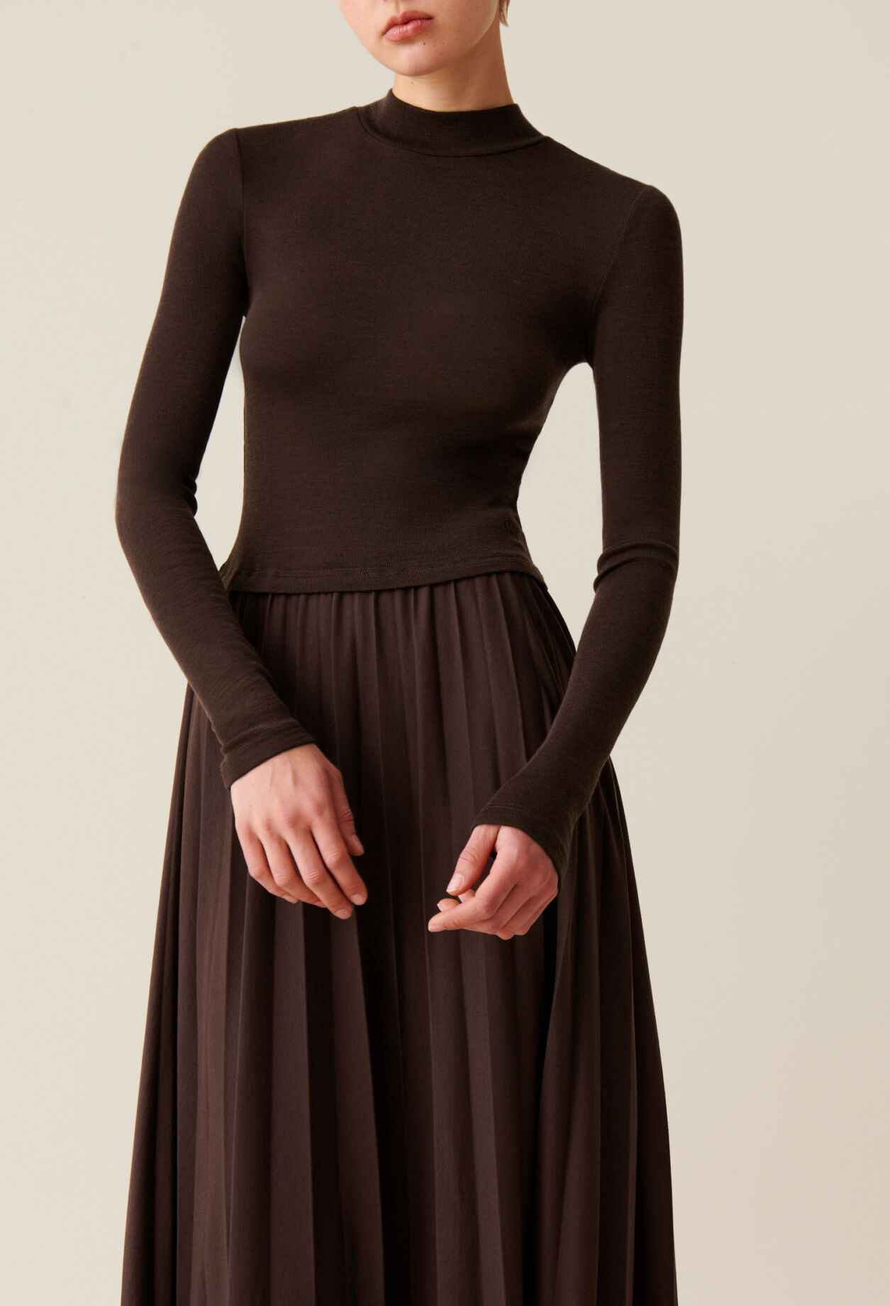 Twist-Strickkleid