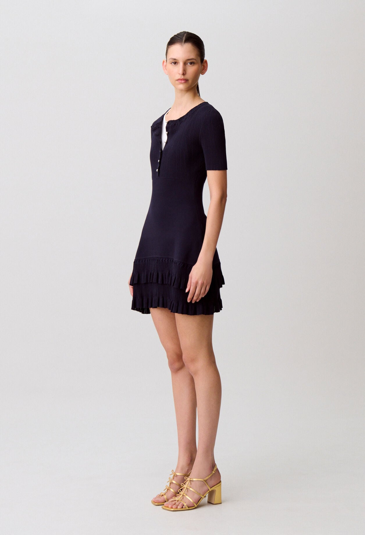 Fitted knit dress