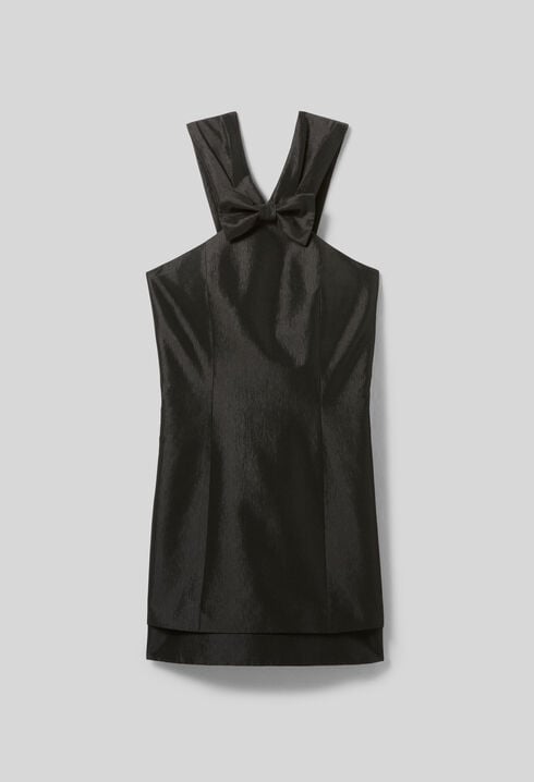 Kurzes Kleid mit Schleife