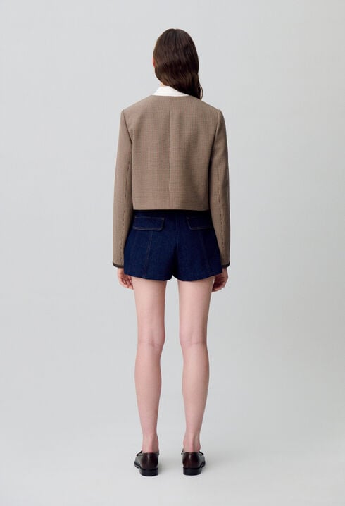 Cropped Boxy Jacket