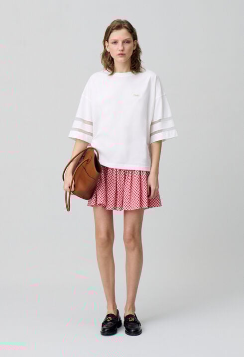 Oversize T-Shirt aus Baumwolle