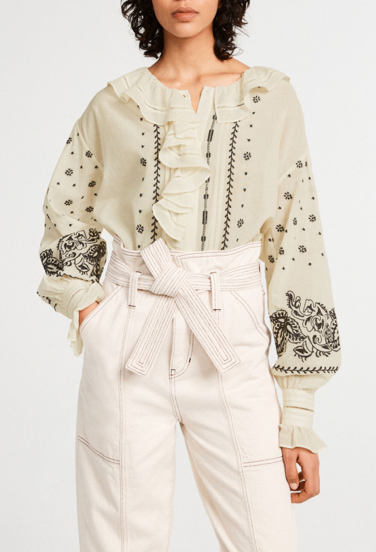 Blouse fluide
