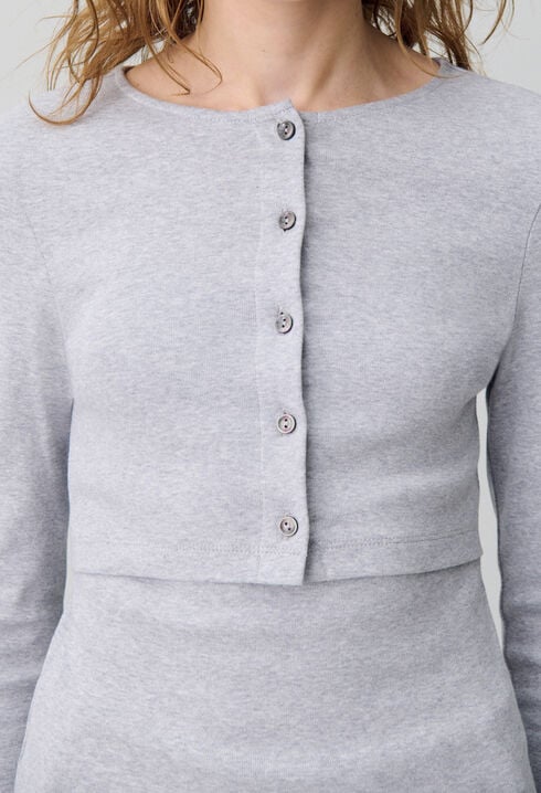 Set aus T-Shirt und Strickjacke