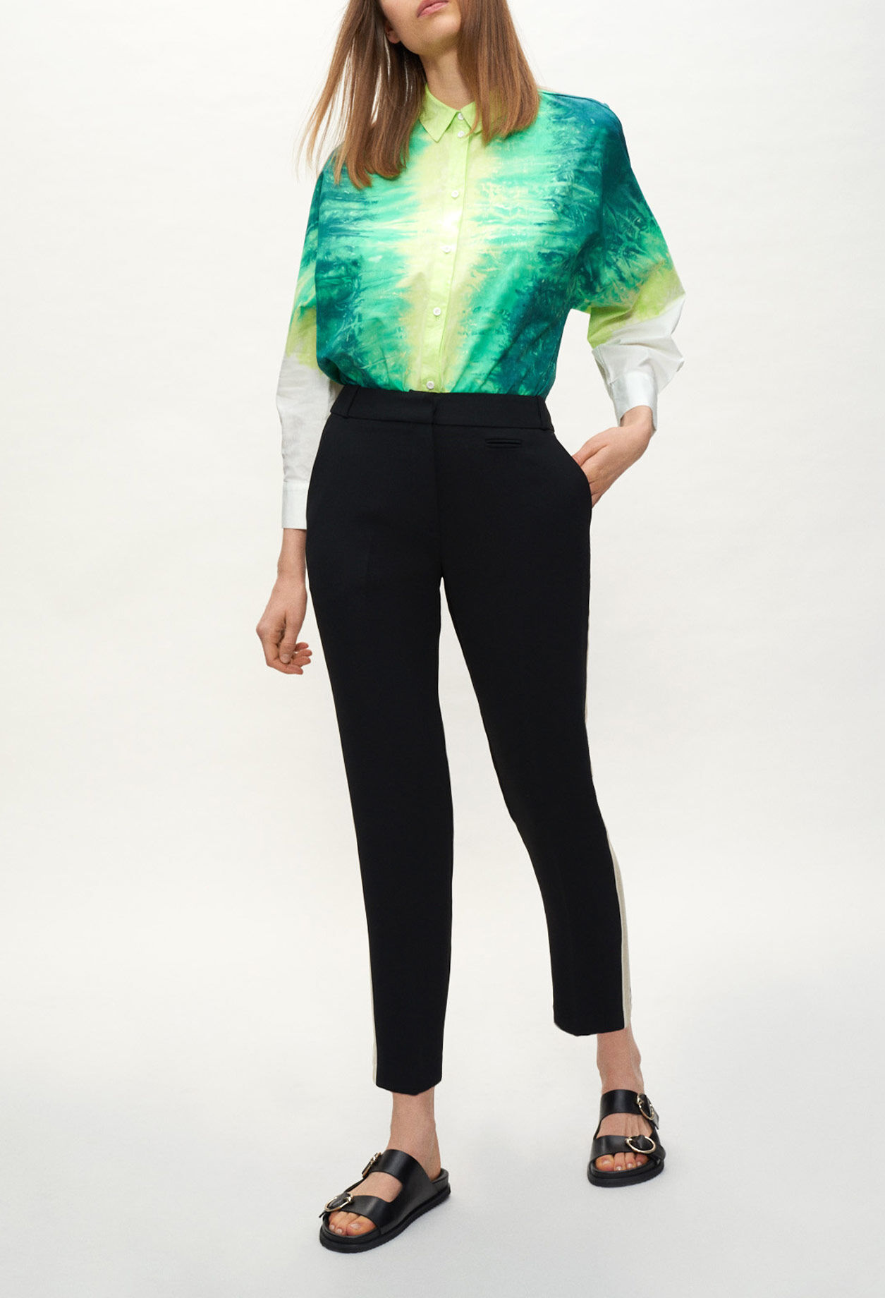 Hemd mit Print tie & dye