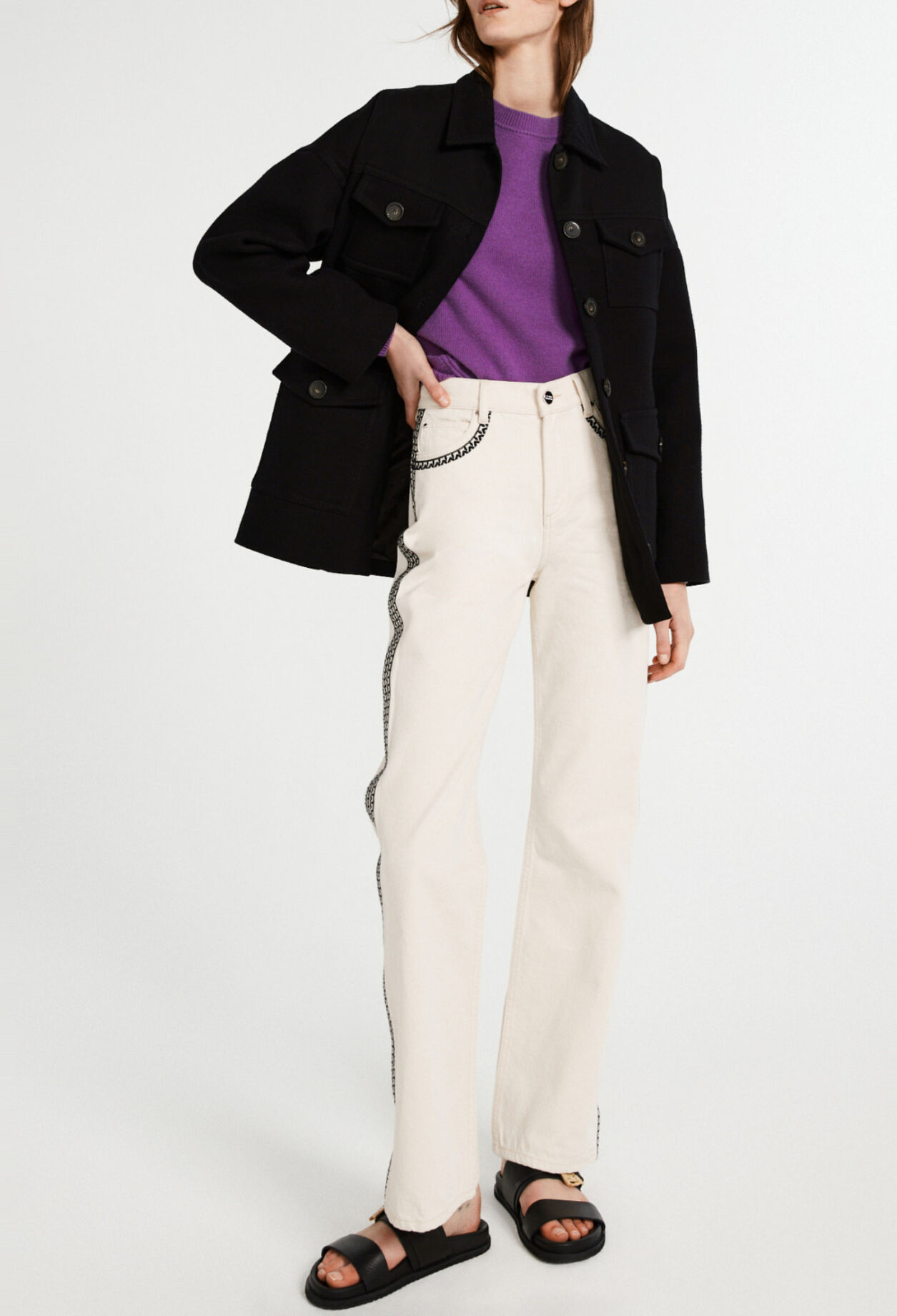 Belted jacket