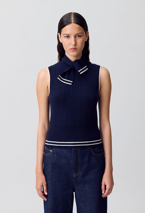 Pull sans manches
