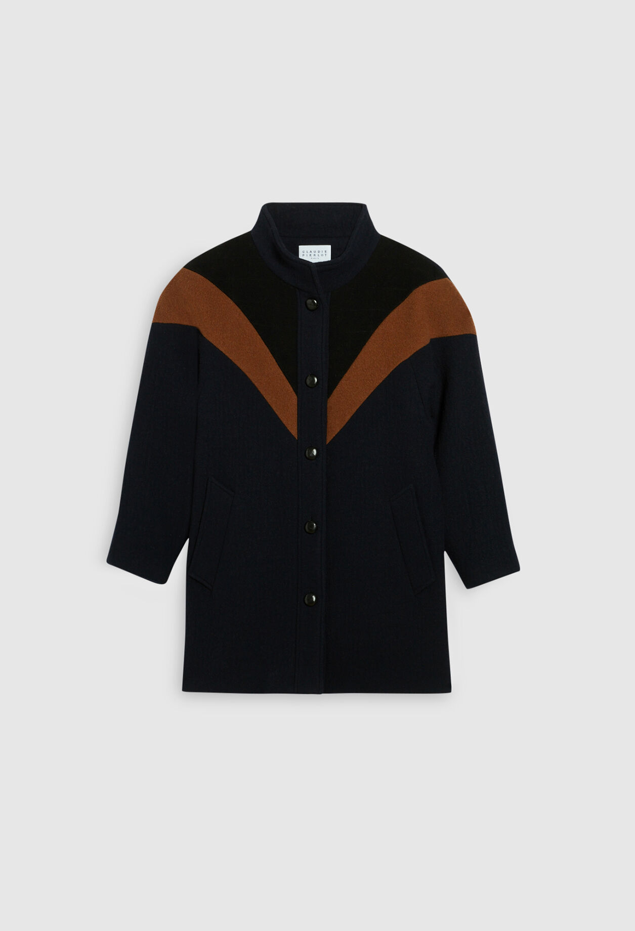 Mid-length wool coat