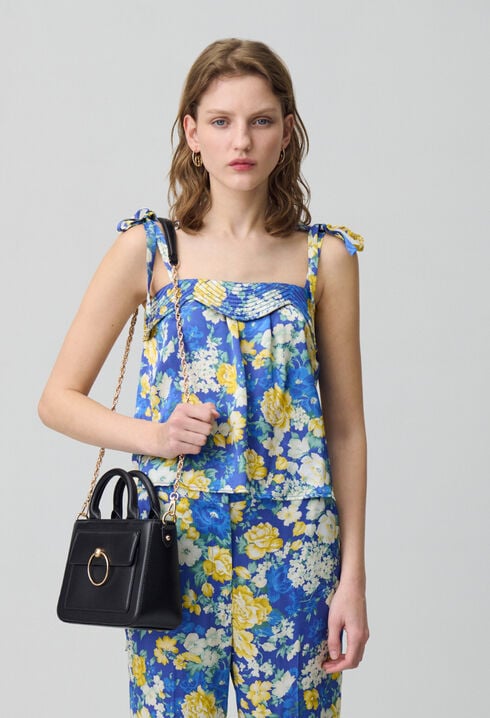 Anouck smooth leather chain bag