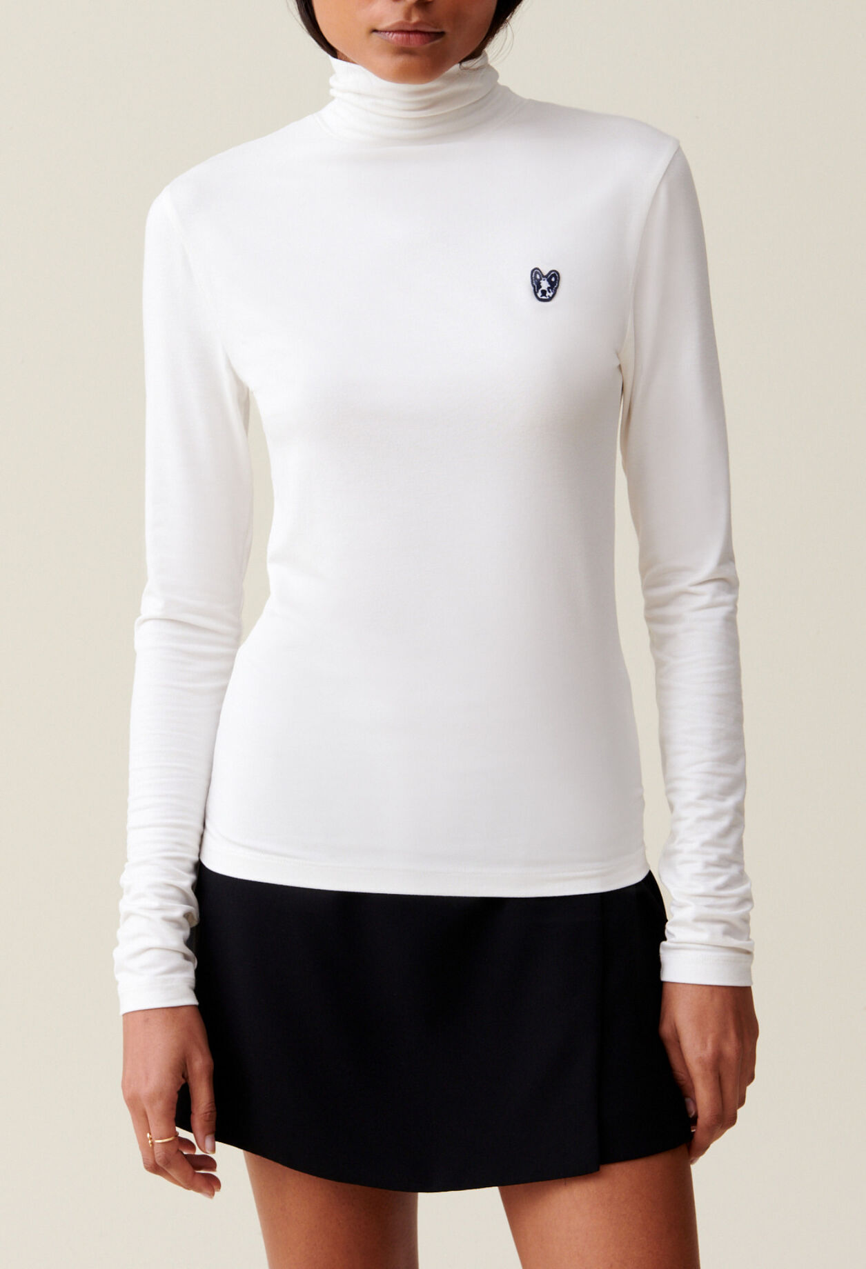 Top Jean Toto mit Rollkragen