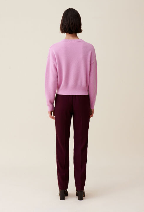 Pull cachemire broderie CP