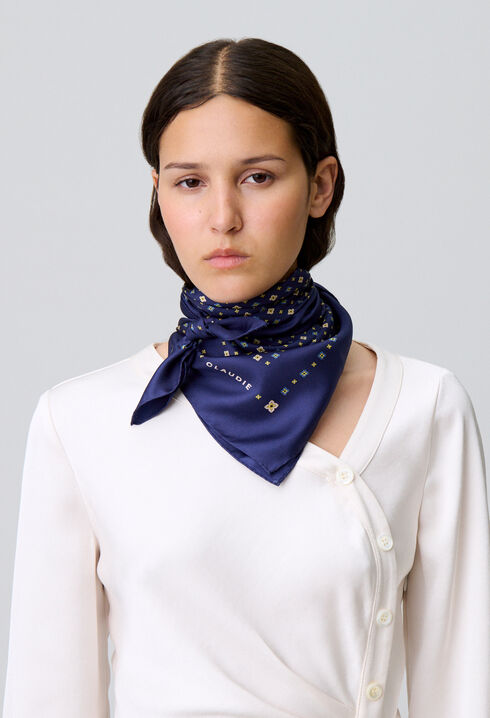 Foulard carré imprimé