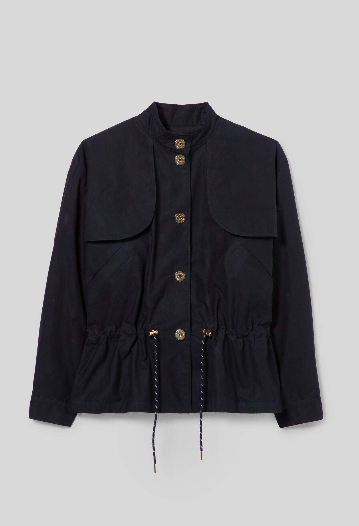 Waxed gabardine jacket