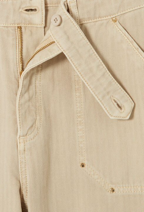 Jean denim droit