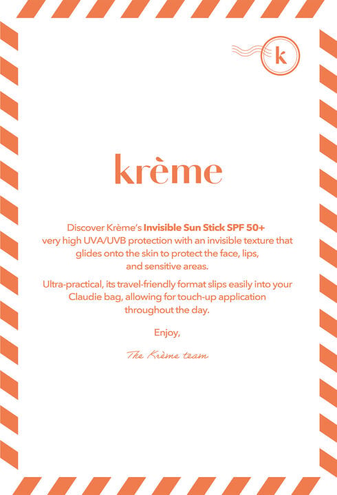Kr&egrave;me x Claudie Card