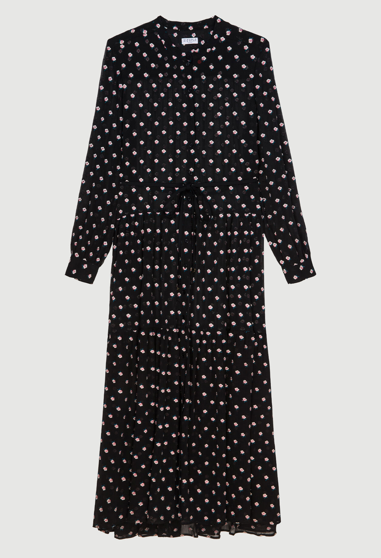Langes geblümtes Kleid