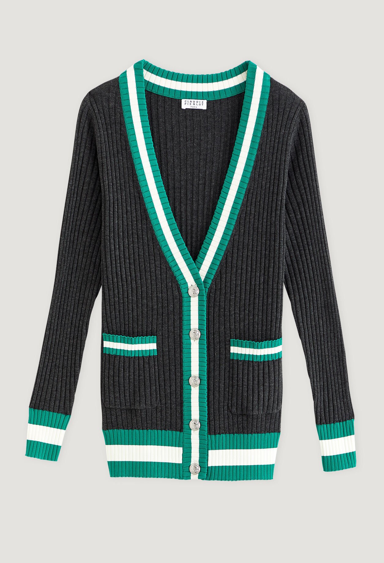 Zweifarbiger Cardigan