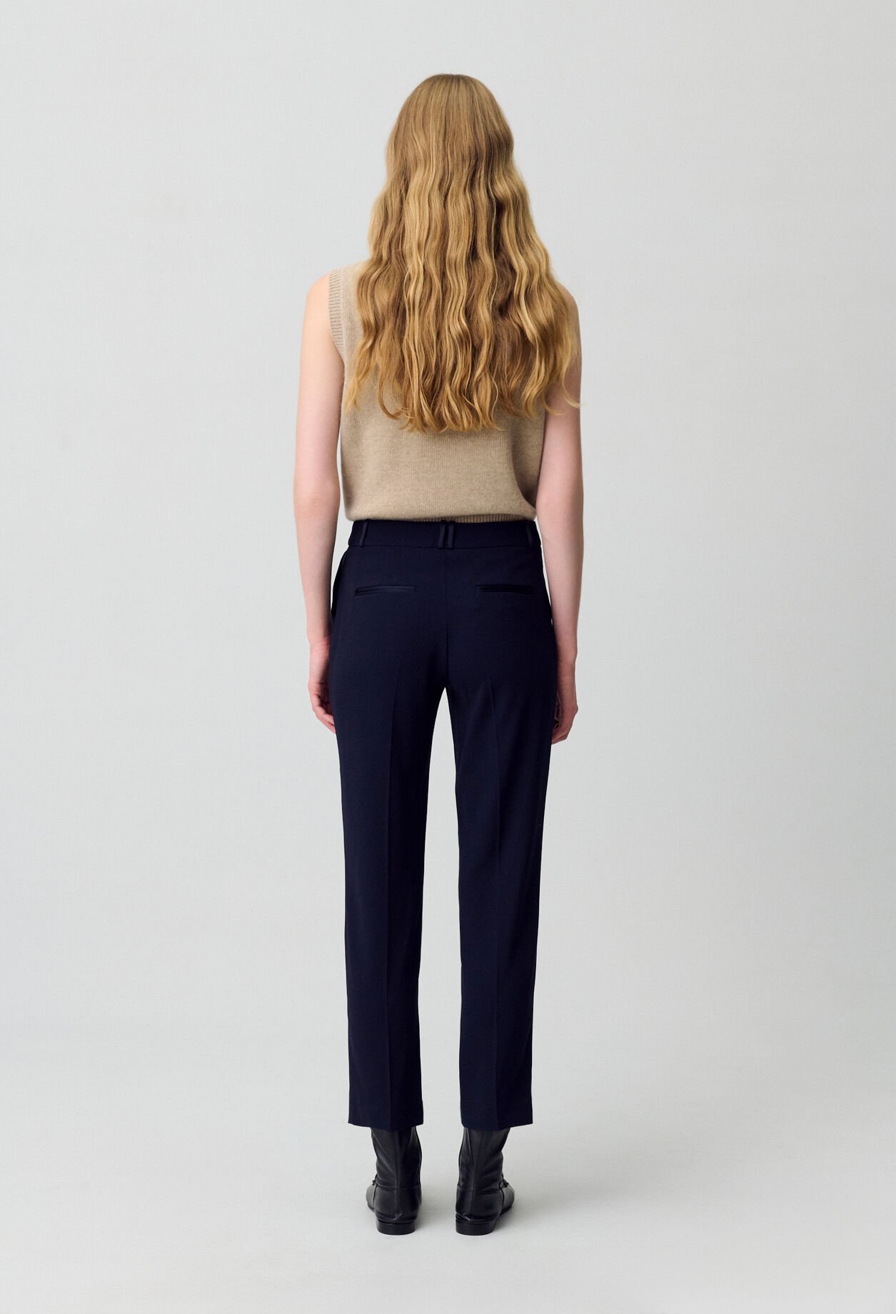 Pantalon tailleur cigarette