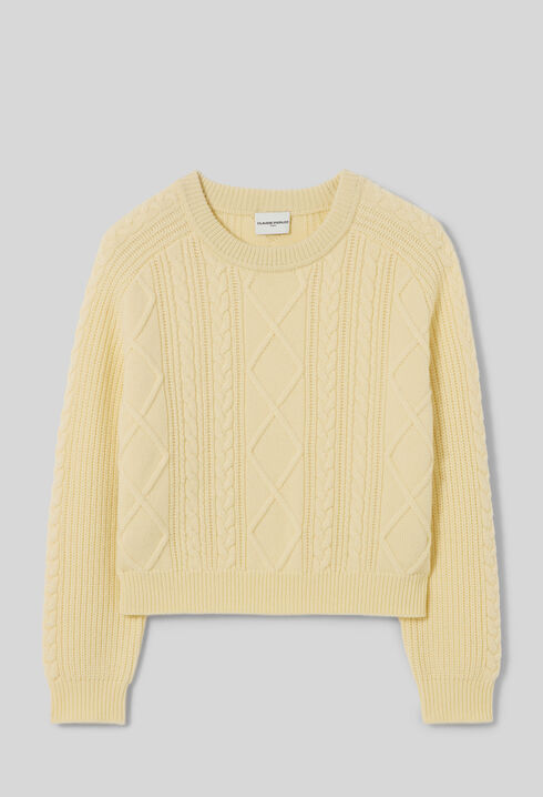 Oversized jacquard jumper