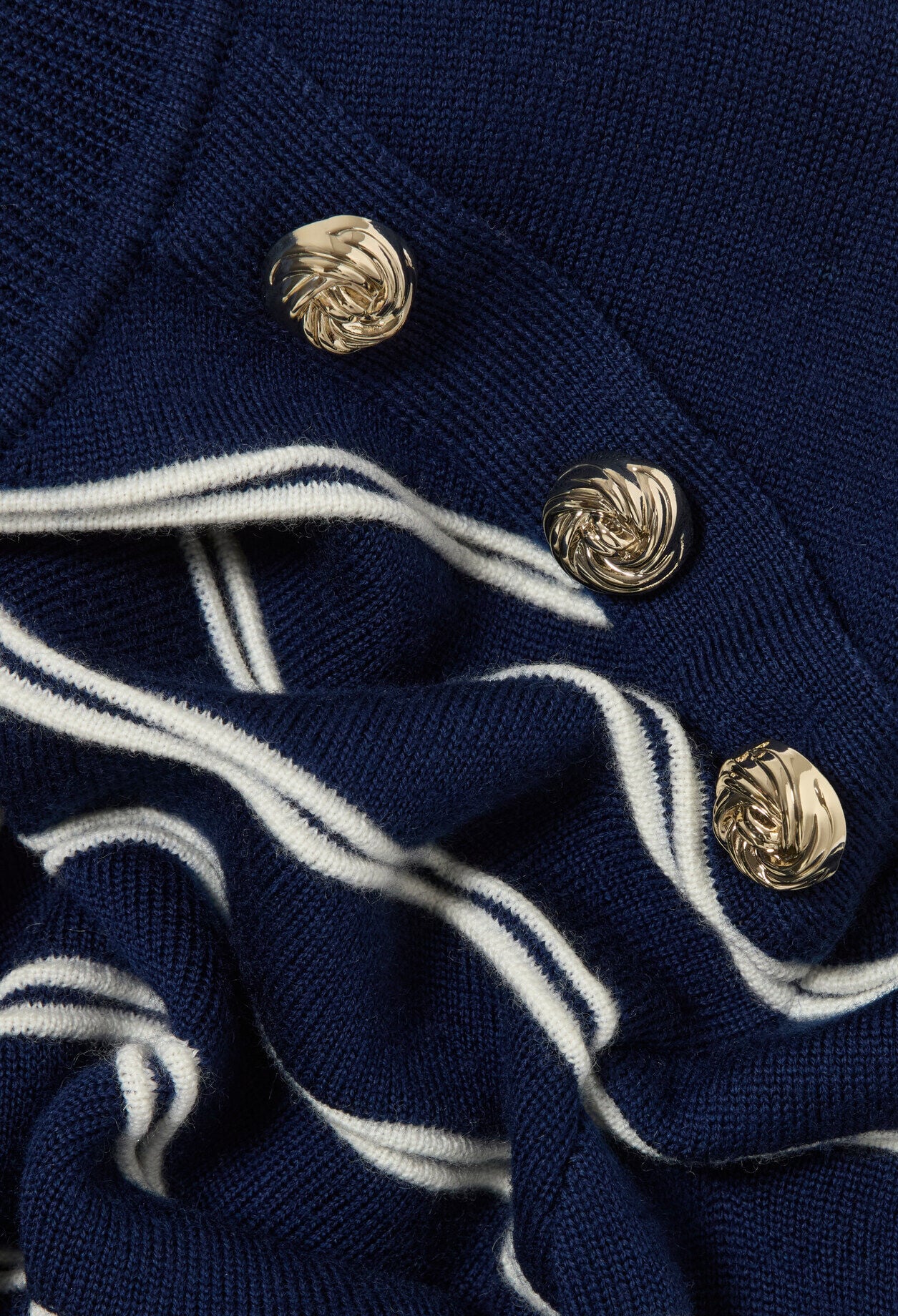 Gestreifter Wollpullover