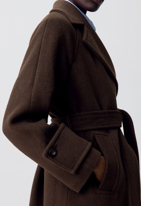 Belted Long Coat