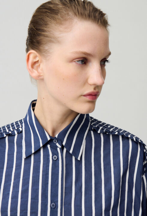 Chemise fluide rayée