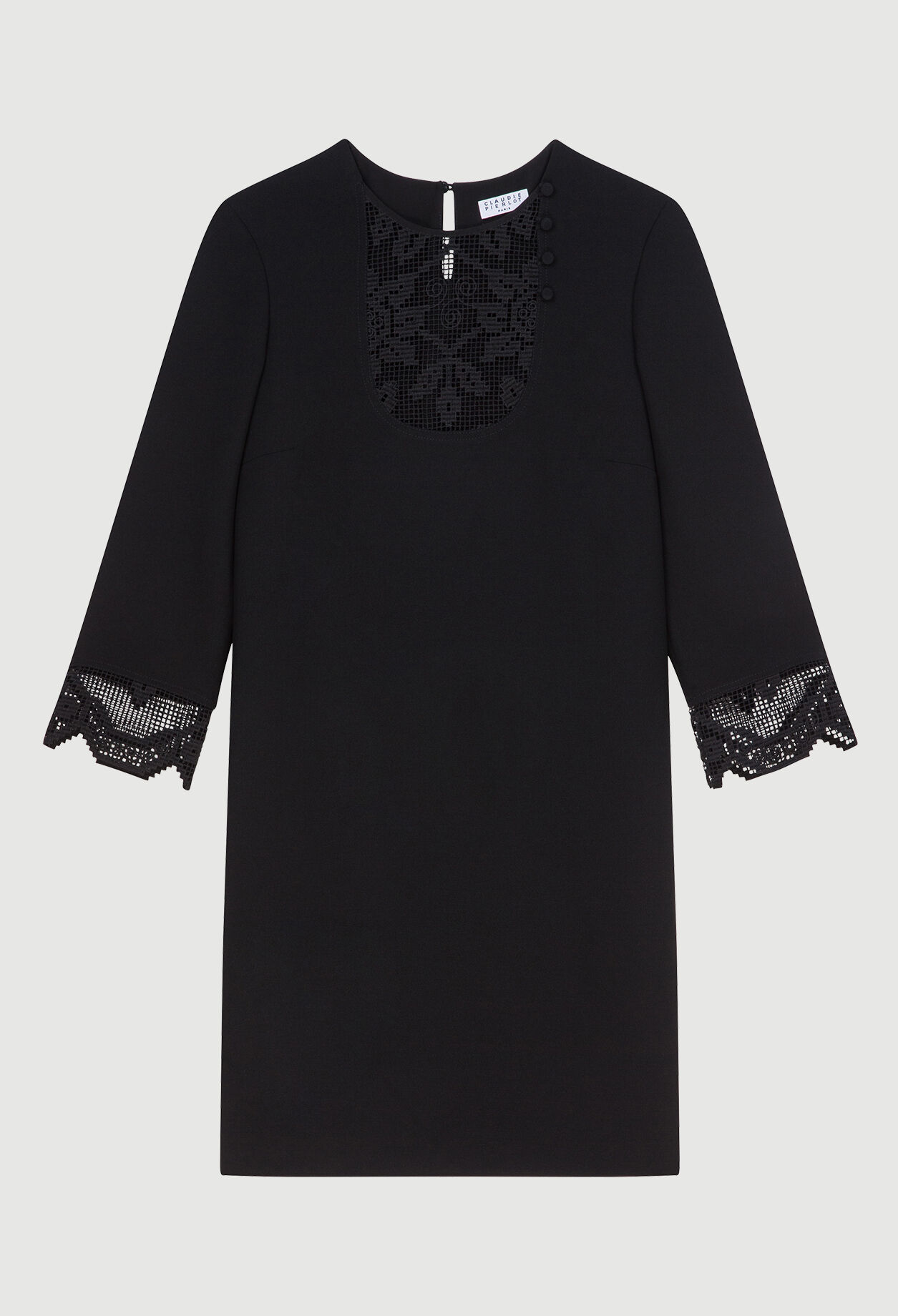 Robe à finitions en dentelle