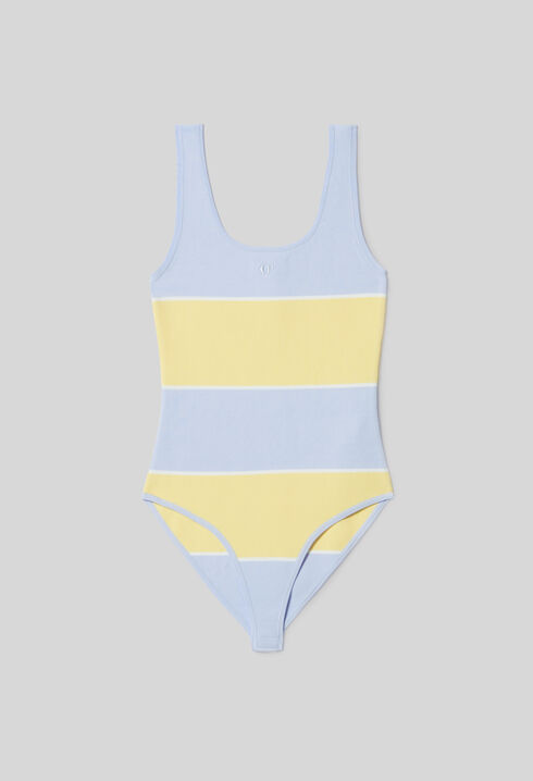 Body bicolore maille fine