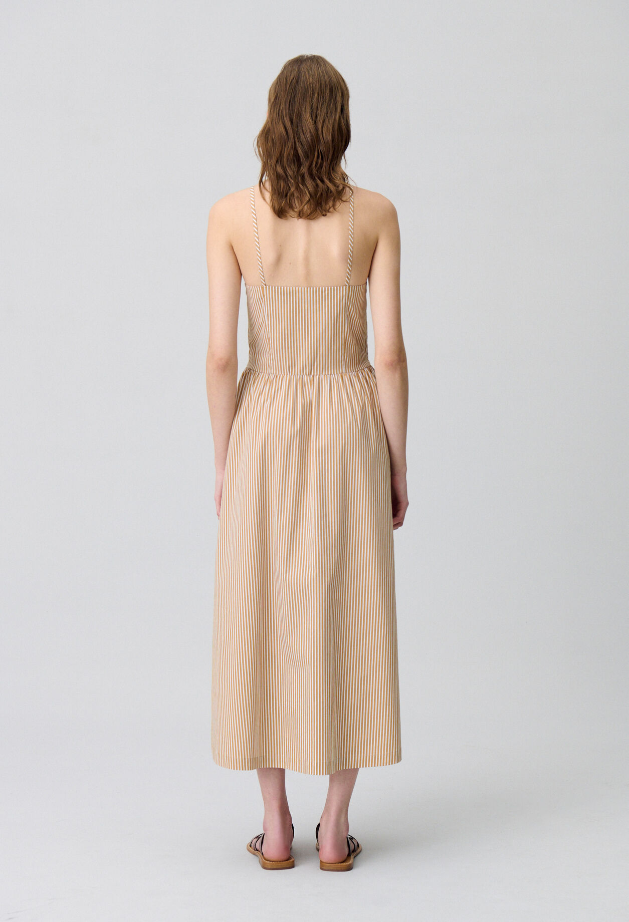 Gestreiftes Maxikleid