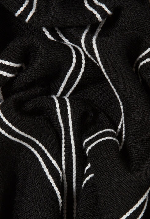 Skater-style short knit dress