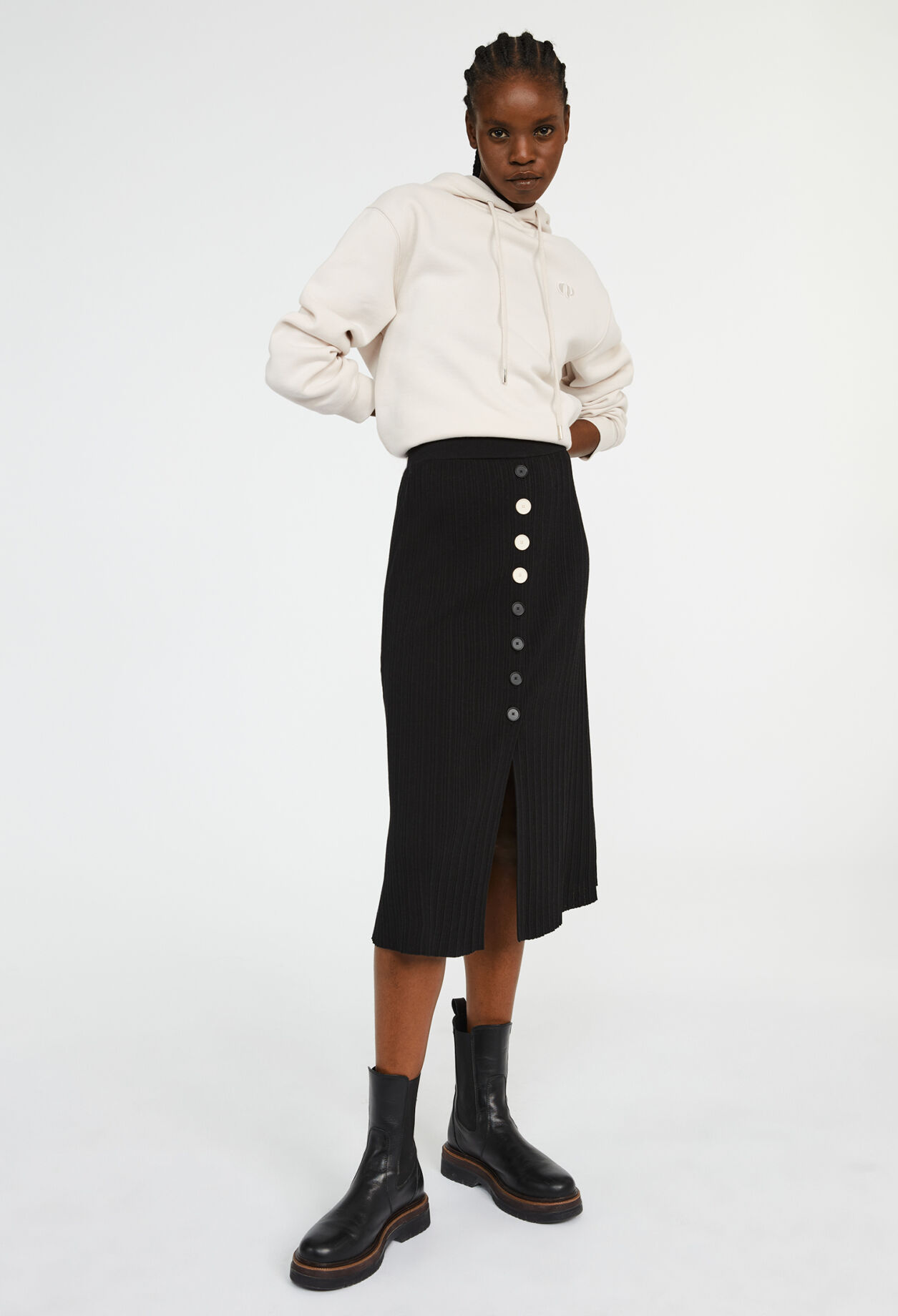 Jupe longue maille