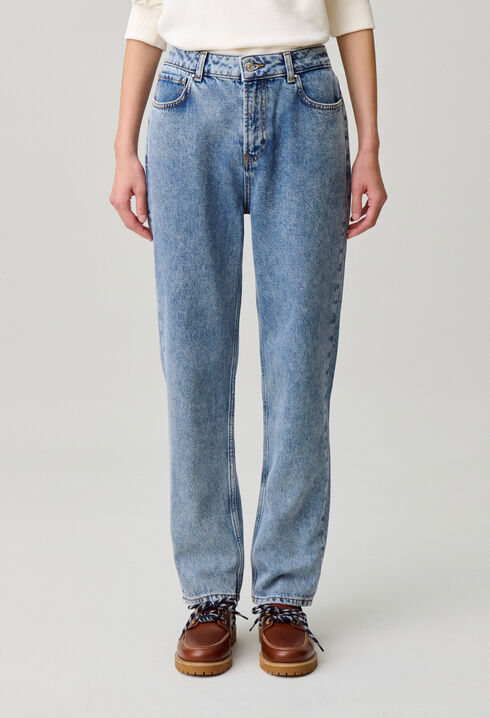 Verwaschene Denim-Jeans