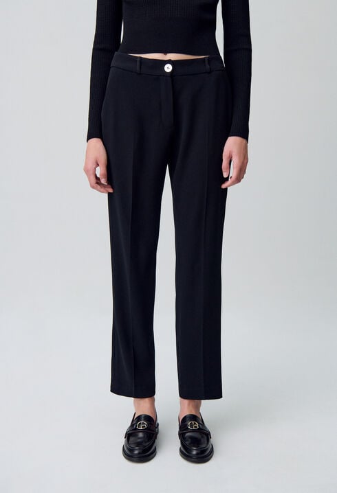 Pantalon tailleur cigarette