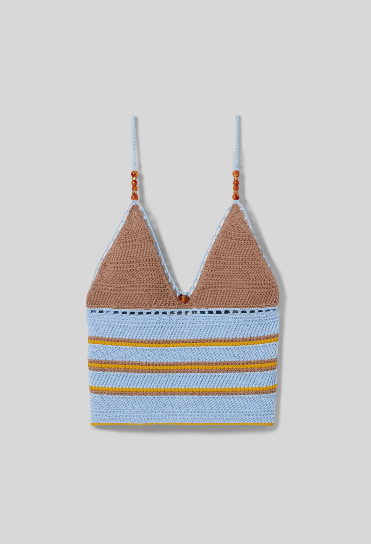 Multicolour crochet top