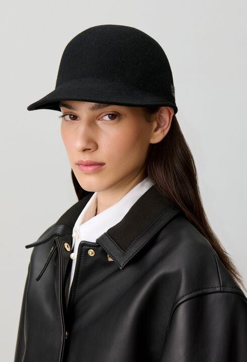 Wool felt cap