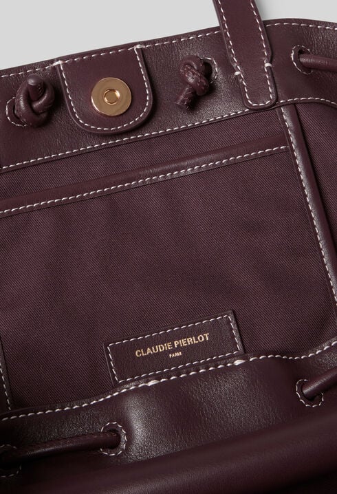 Sleek Leather Tote Bag