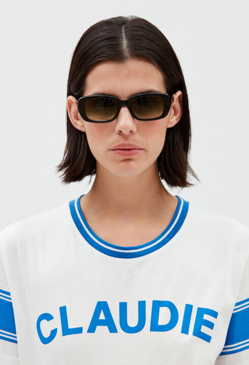Rechteckige Sonnenbrille