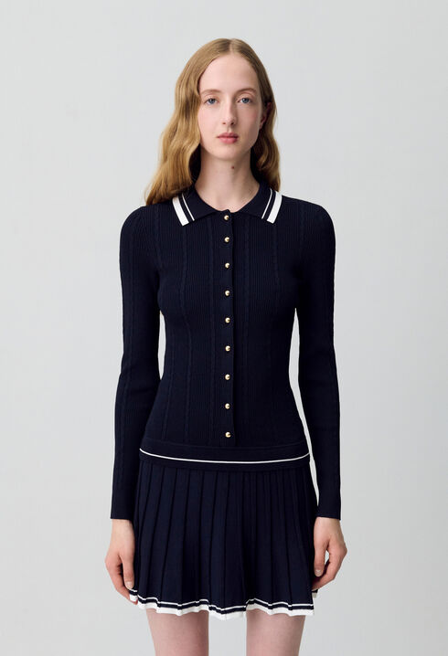 Knitted Shirt Dress